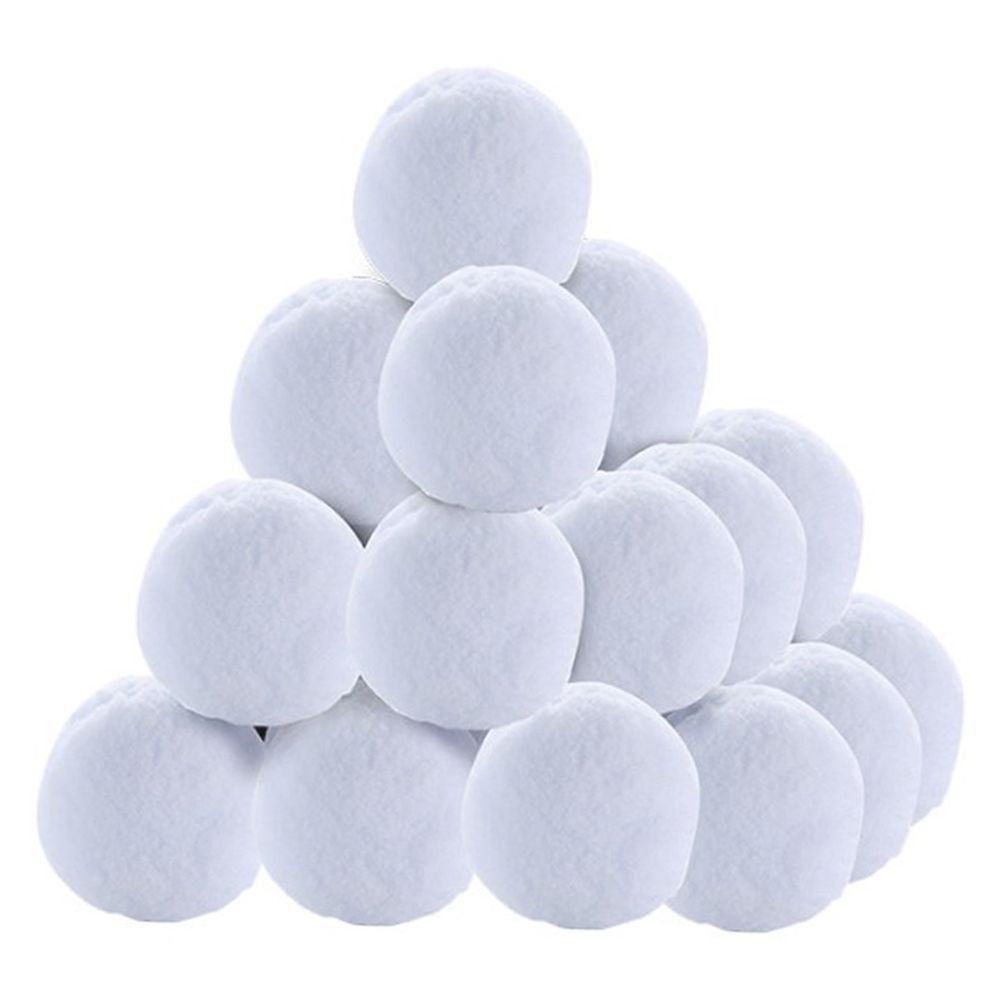 Christmas 40 Pack Artificial Snowballs Fake Snowball Fight for Kids Indoor Outdoor Toy Snowballs for Throwing Snowball Fight Game - Image 2