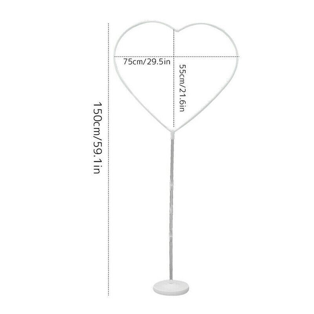 Love Balloon Column Arch Set Heart Balloon Frame Column Holder Stand Decoration For Wedding Birthday Baby Party - Image 3