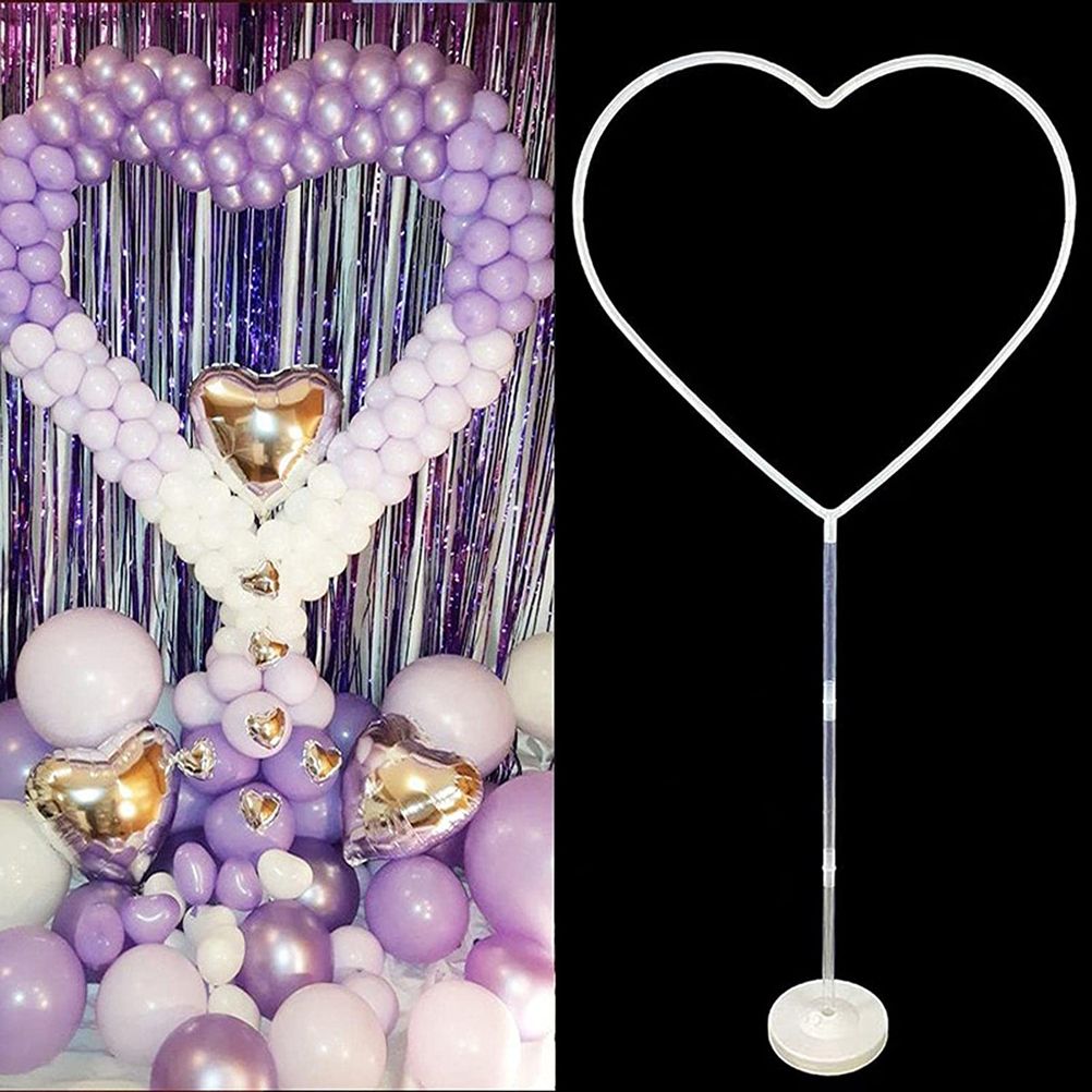 Love Balloon Column Arch Set Heart Balloon Frame Column Holder Stand Decoration For Wedding Birthday Baby Party - Image 5