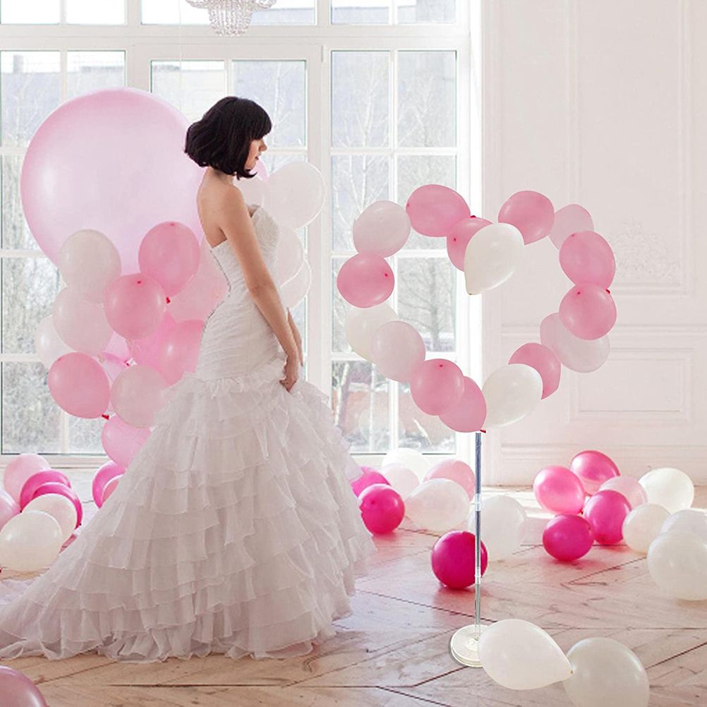 Love Balloon Column Arch Set Heart Balloon Frame Column Holder Stand Decoration For Wedding Birthday Baby Party - Image 7