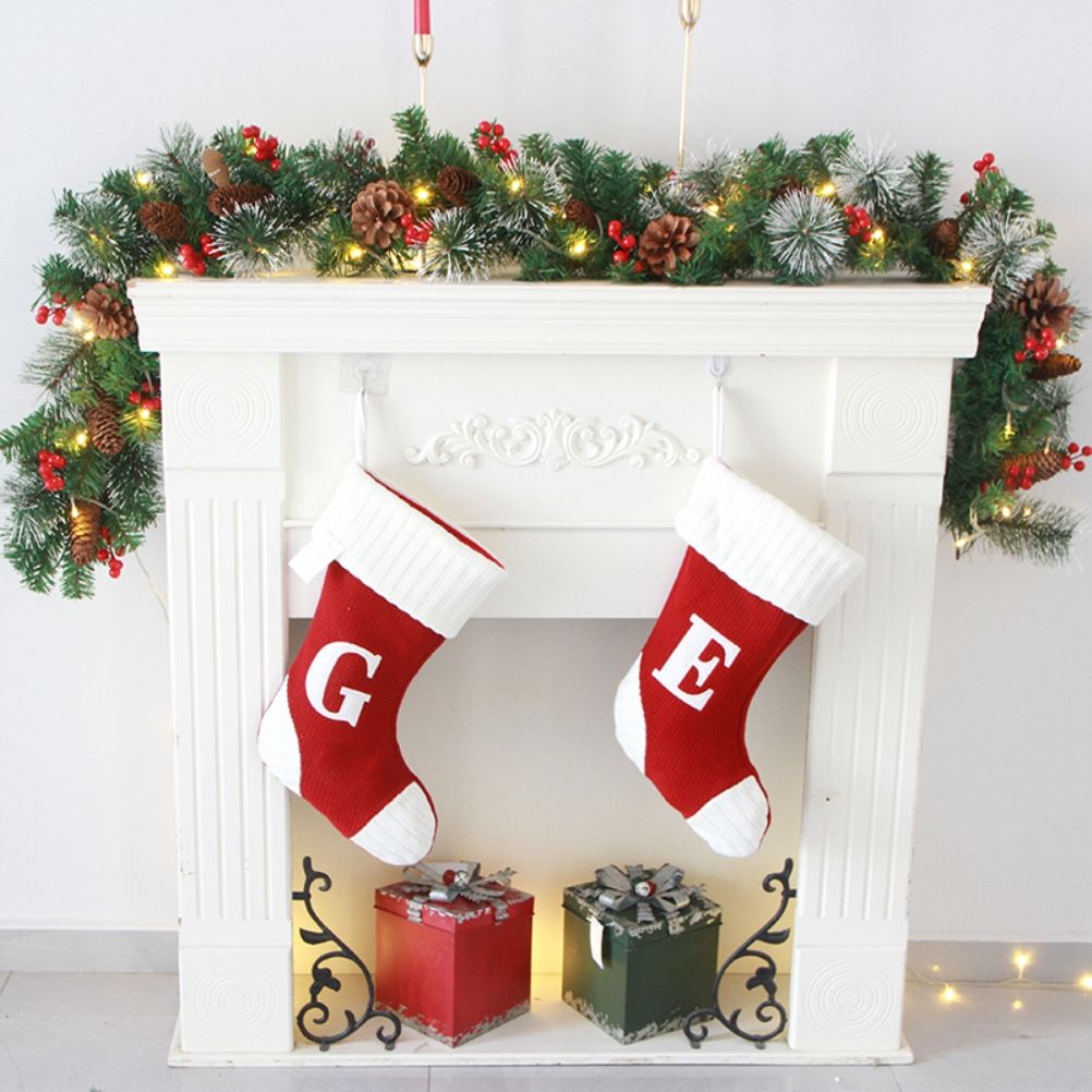 Christmas Garland With 50 Led Lighting Artificial Christmas Fir Garland Decorative For Stairs Fireplaces Offices Outdoor - Image 7