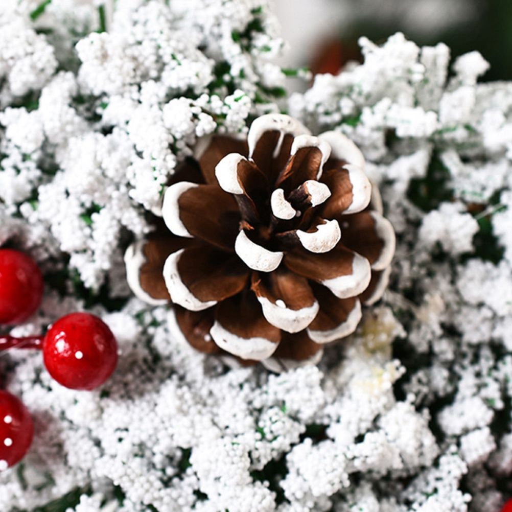 Christmas Wreath Artificial Christmas Hanging Wreath for Front Door Wall Tree Christmas Party Shop Window Decoration - Image 4