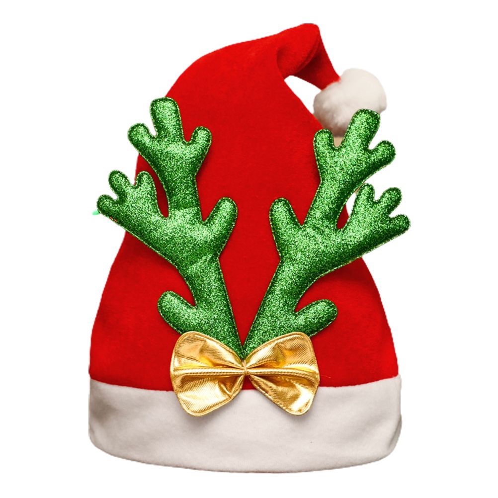 Christmas Santa Claus Hat Warm Cosplay Party Holiday Costume Props Decoration for Kids Children Adult Xmas Gift - Image 1