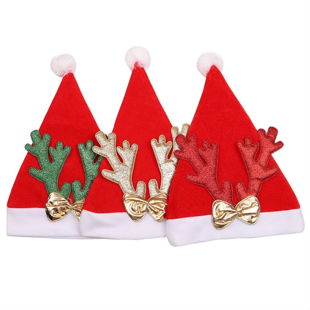 Christmas Santa Claus Hat Warm Cosplay Party Holiday Costume Props Decoration for Kids Children Adult Xmas Gift - Image 3