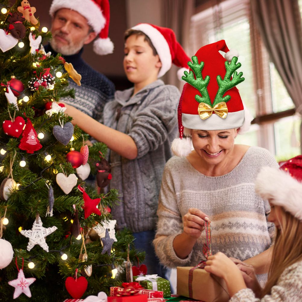 Christmas Santa Claus Hat Warm Cosplay Party Holiday Costume Props Decoration for Kids Children Adult Xmas Gift - Image 6