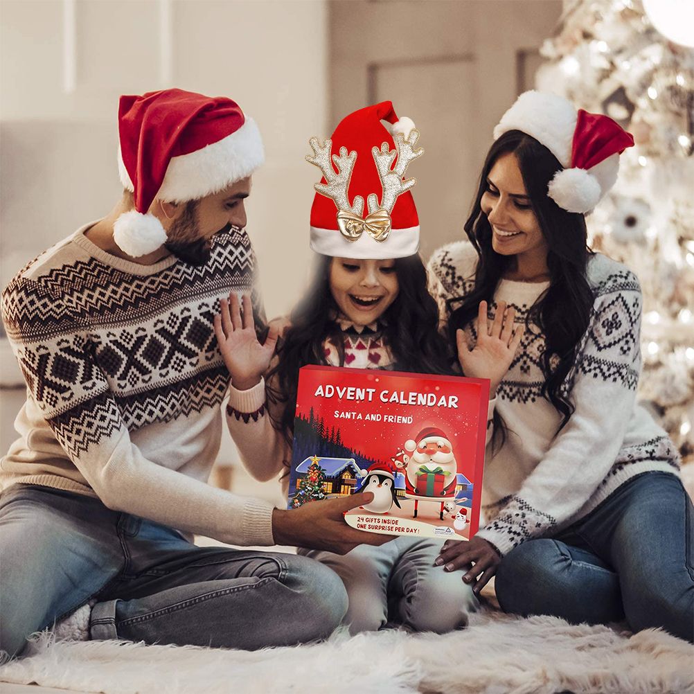 Christmas Santa Claus Hat Warm Cosplay Party Holiday Costume Props Decoration for Kids Children Adult Xmas Gift - Image 7