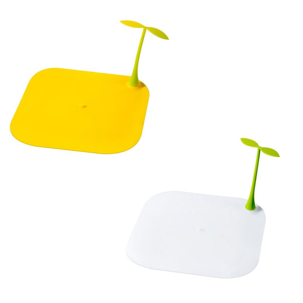 2Pcs Silicone Bean Sprout Floor Drain Cover Deodorant Floor Drain Cover Mat for Bathroom Kitchen Toilet - Image 1