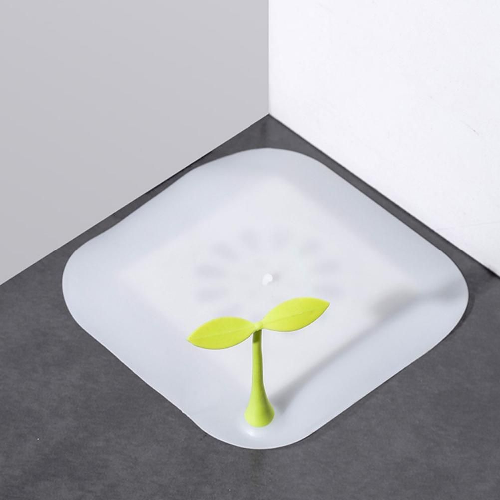 2Pcs Silicone Bean Sprout Floor Drain Cover Deodorant Floor Drain Cover Mat for Bathroom Kitchen Toilet - Image 5