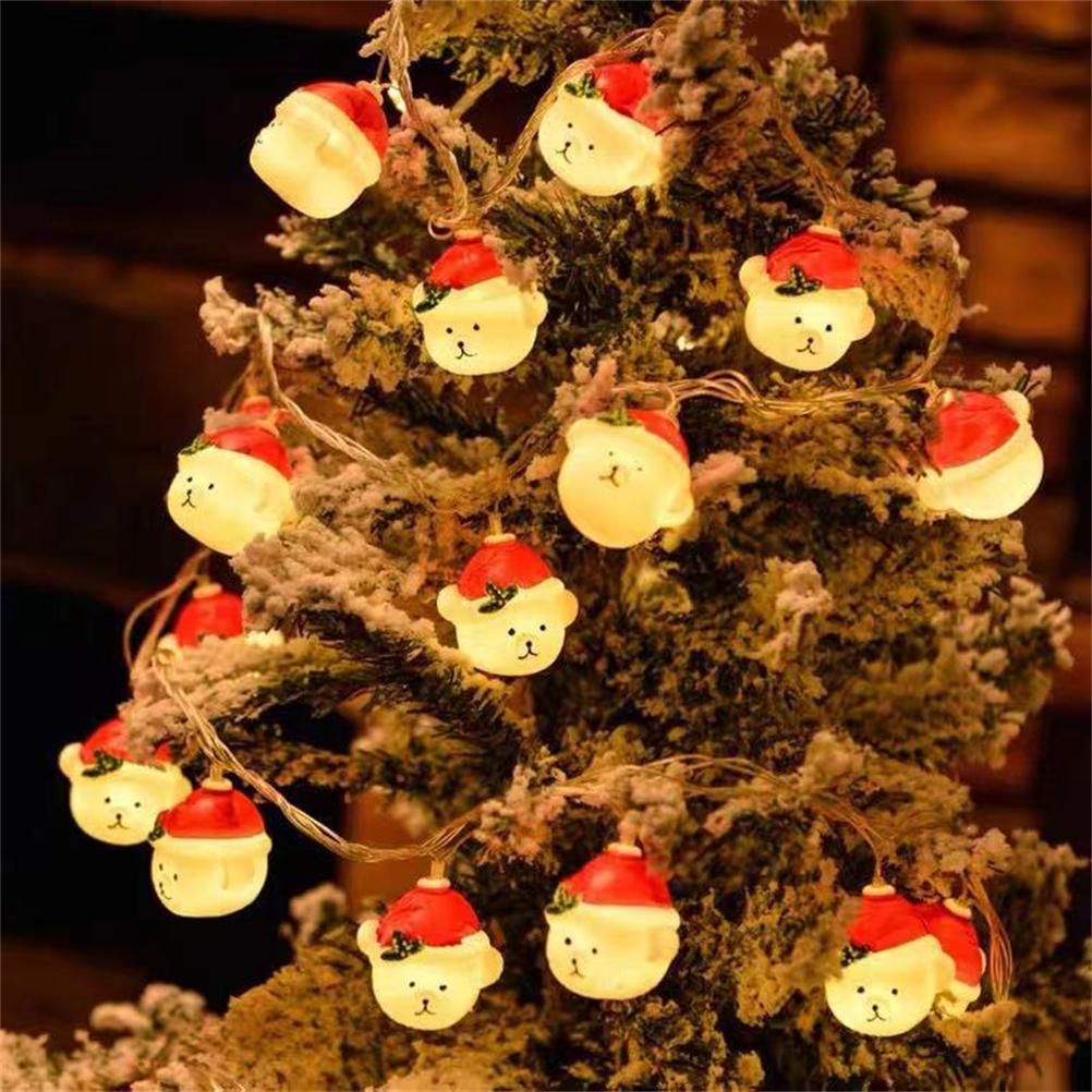 LED Christmas Light Christmas Snow Bear String Lights Home Decoration Lights for Gardens Terraces and Lawns - Image 4