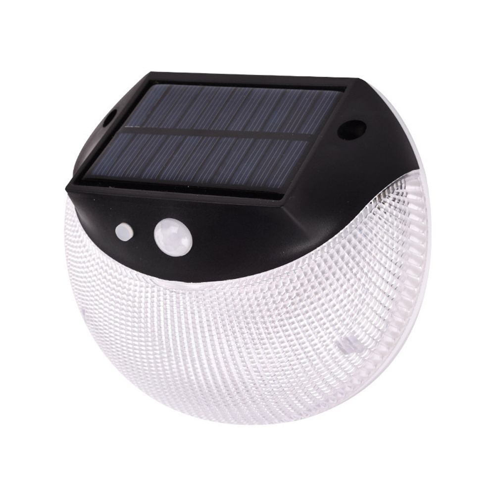 Solar Deck Lighting Round Wall Lights Outdoor Wireless Solar Induction Light for Garden Stair Porches Lighting - Image 1