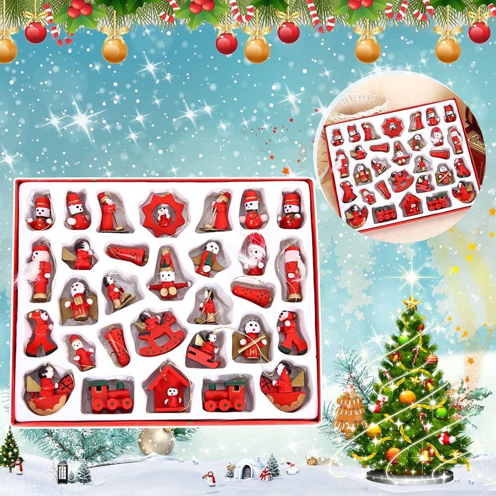 2021 Christmas Advent Calendars Countdown Toys Set for Girls Boys Surprise Gift Christmas Tree Different Decoration Pendant - Image 3