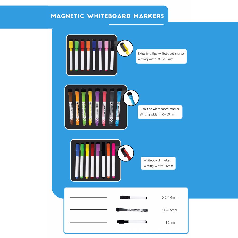 Rewritable Magnetic Whiteboard Refrigerator Calendar Message Board Monthly Planner Board - Image 4