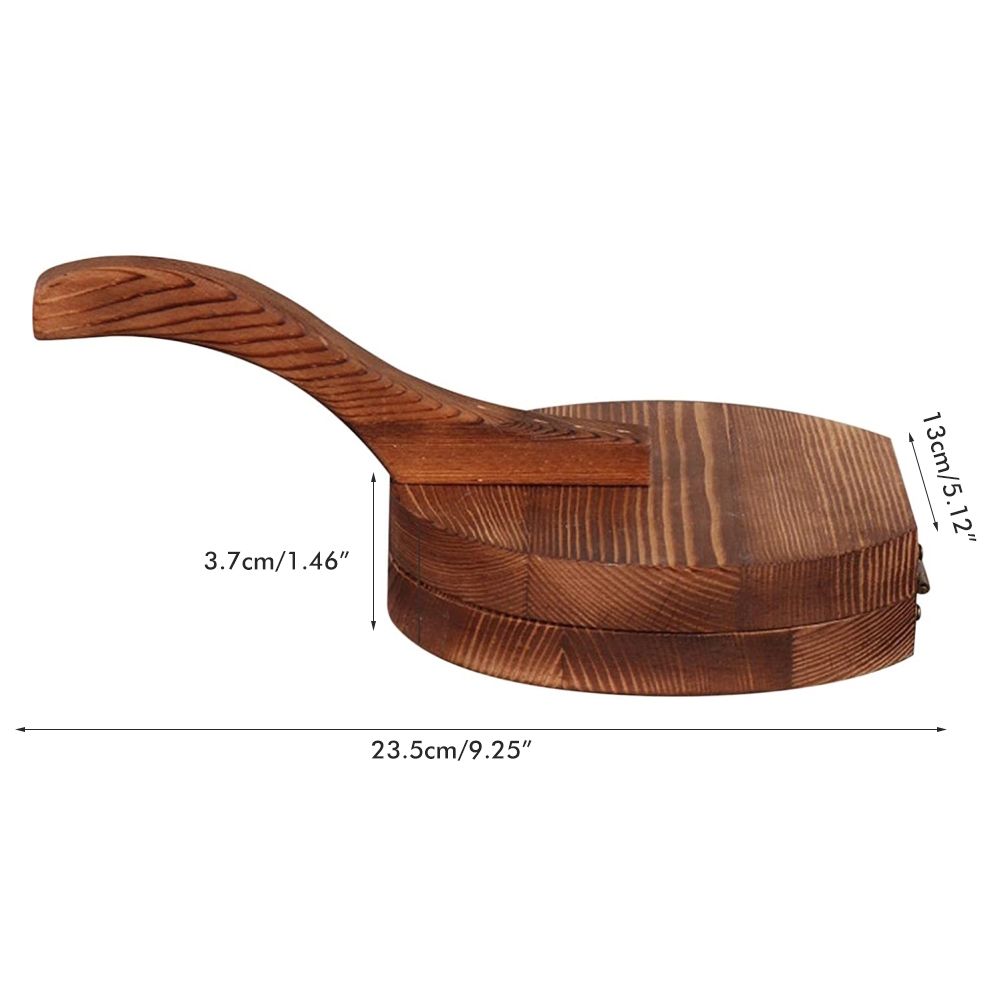 Wooden Dough Presser Tool Dumpling Skin Pressing Tool Dumpling Wrapper Making Mold Kitchen Gadget Baking Tool - Image 2