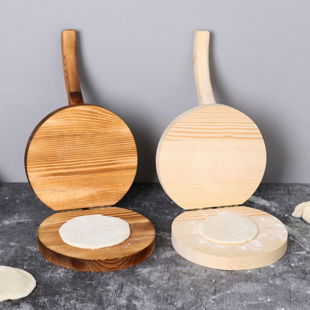 Wooden Dough Presser Tool Dumpling Skin Pressing Tool Dumpling Wrapper Making Mold Kitchen Gadget Baking Tool - Image 8