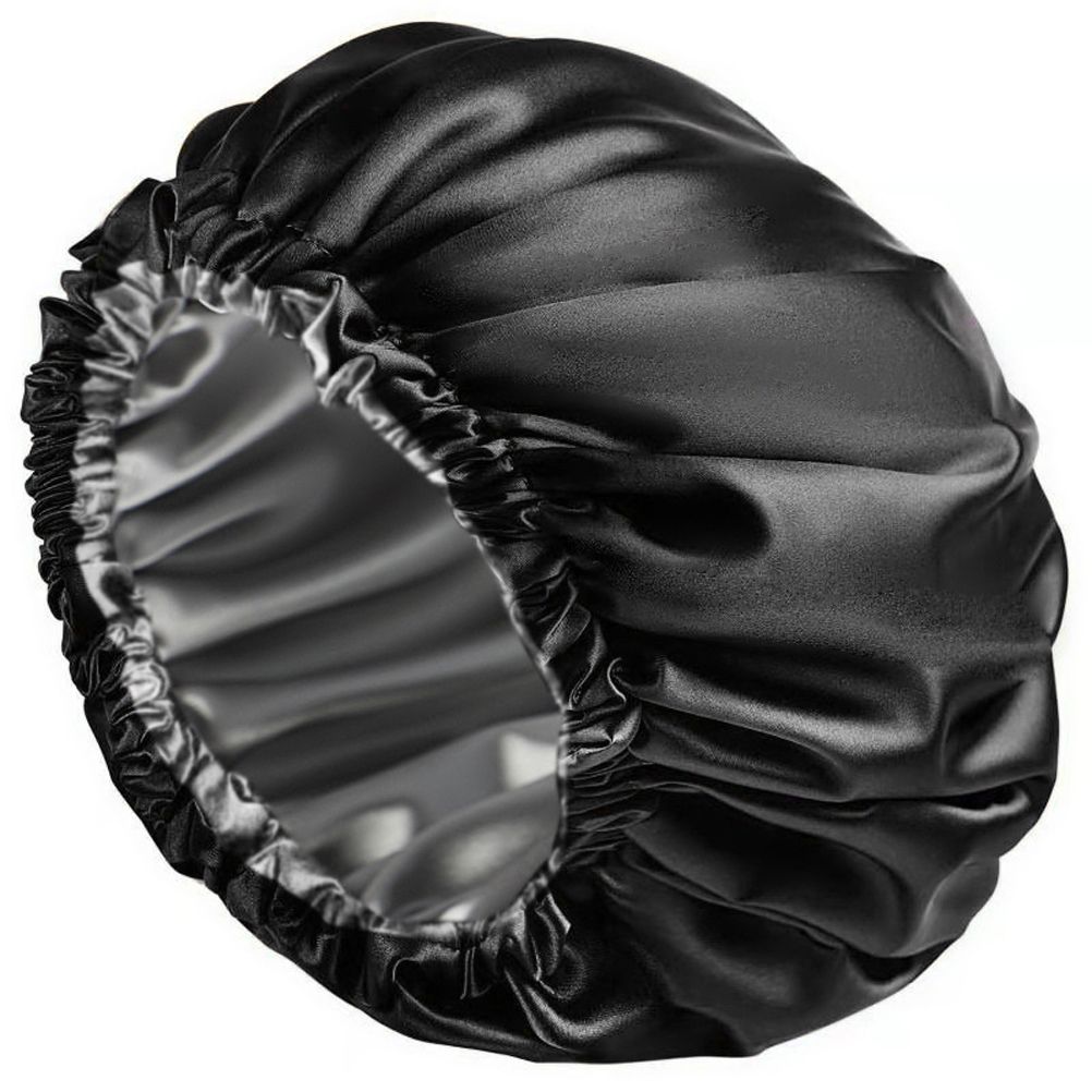 Waterproof Shower Hat Double Layer Shower Hair Cover Women Supplies for Bathroom Kitchen - Image 6