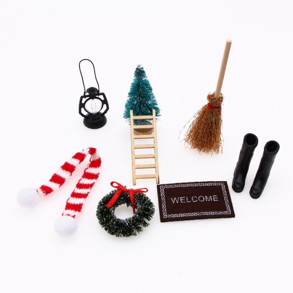 Christmas Decoration Accessories Set Christmas Miniature Ornaments Simulation - Image 1