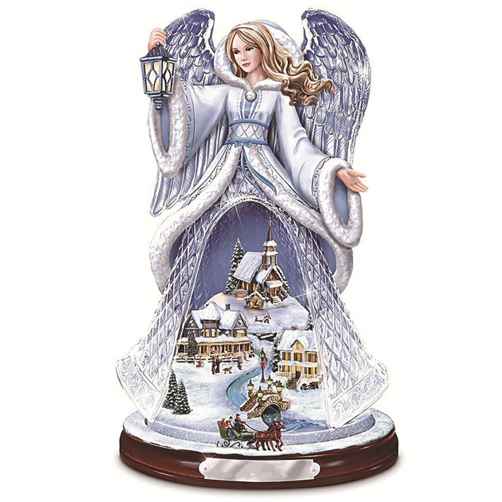 Christmas Santa Window Paste Stickers PVC Angel Merry Christmas Party Wall Stickers - Image 1