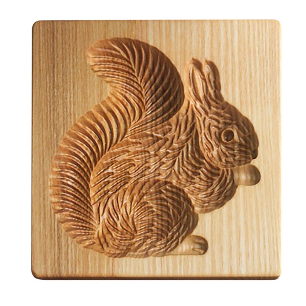 3D Cutter Embossing Mold Christmas Animal Pumpkin Cutter Baking Mold Funny Wooden Molds for Kitchen DIY - Image 1