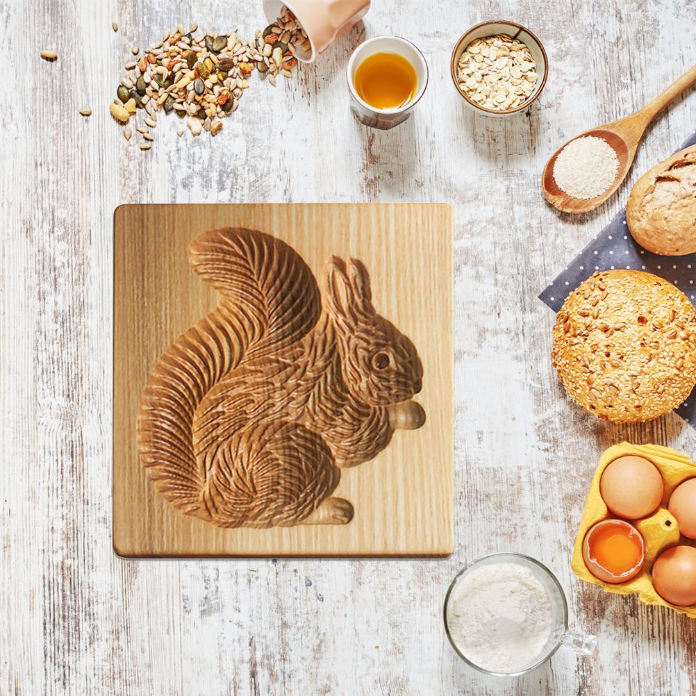 3D Cutter Embossing Mold Christmas Animal Pumpkin Cutter Baking Mold Funny Wooden Molds for Kitchen DIY - Image 7