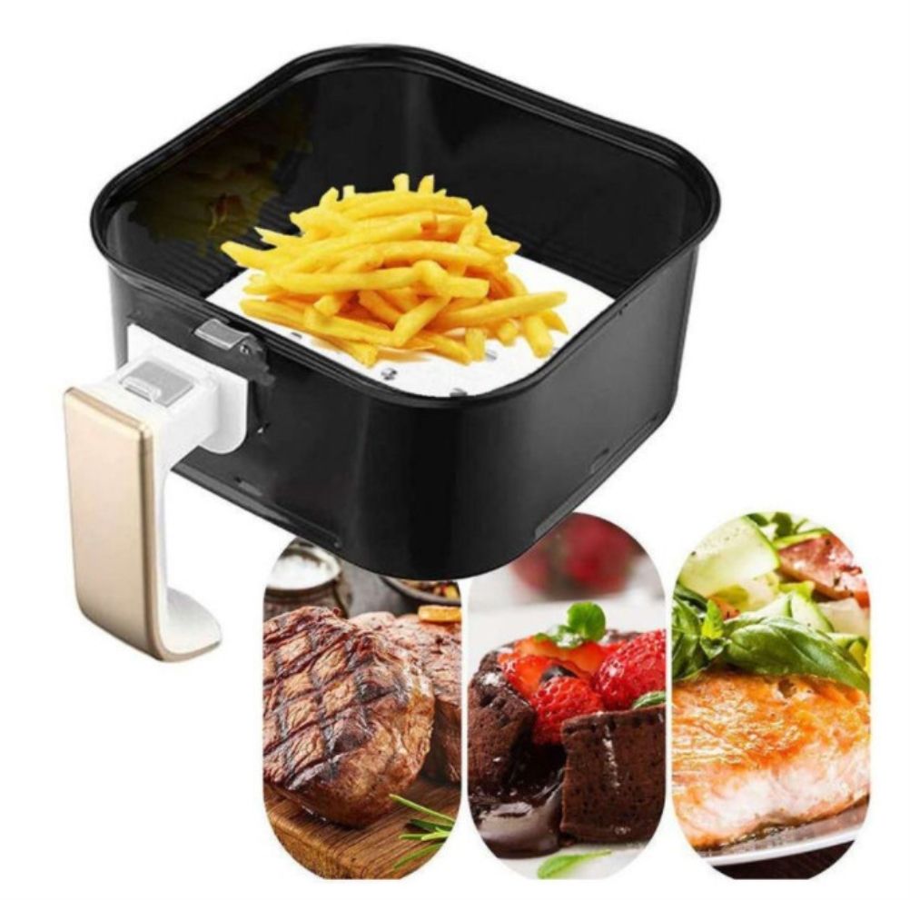 Fryer Liners Waterproof Fryer Filter Paper Fryer Round Perforated Parchment Paper for Fryer - Image 6