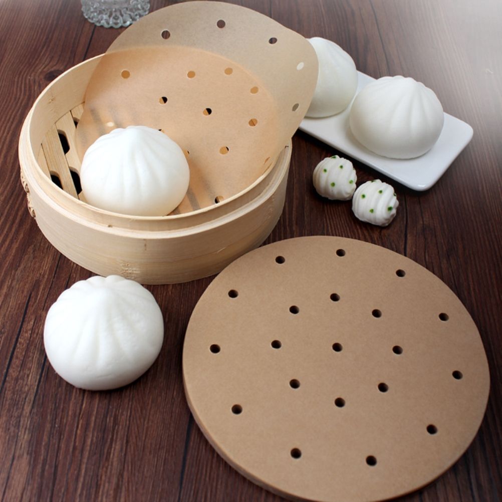 Fryer Liners Waterproof Fryer Filter Paper Fryer Round Perforated Parchment Paper for Fryer - Image 8