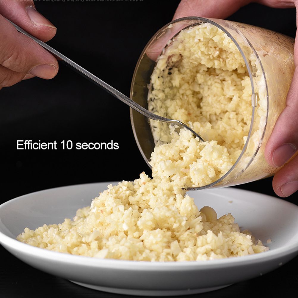 Manual Garlic Press Multi Function Garlic Mincer Garlic Crusher Safe and Easy to Clean Kitchen Tools - Image 4