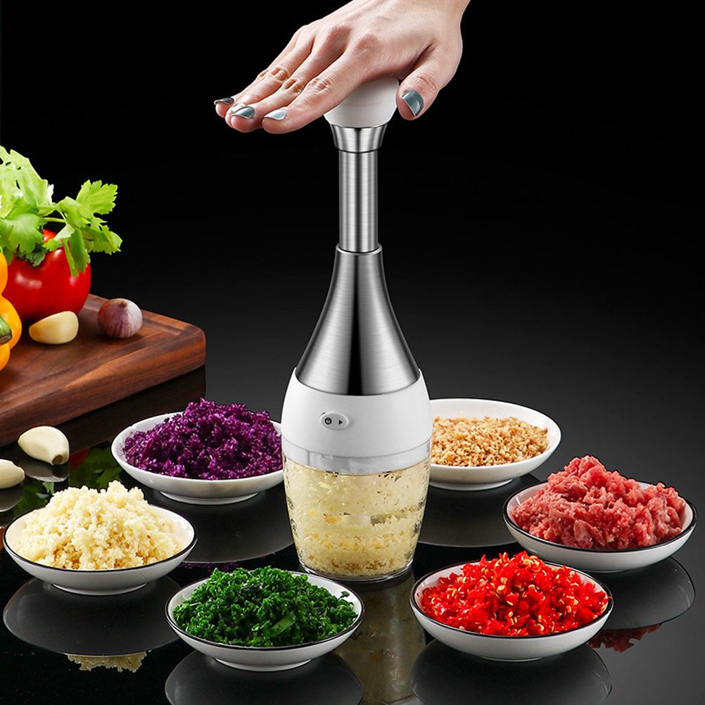 Manual Garlic Press Multi Function Garlic Mincer Garlic Crusher Safe and Easy to Clean Kitchen Tools - Image 7