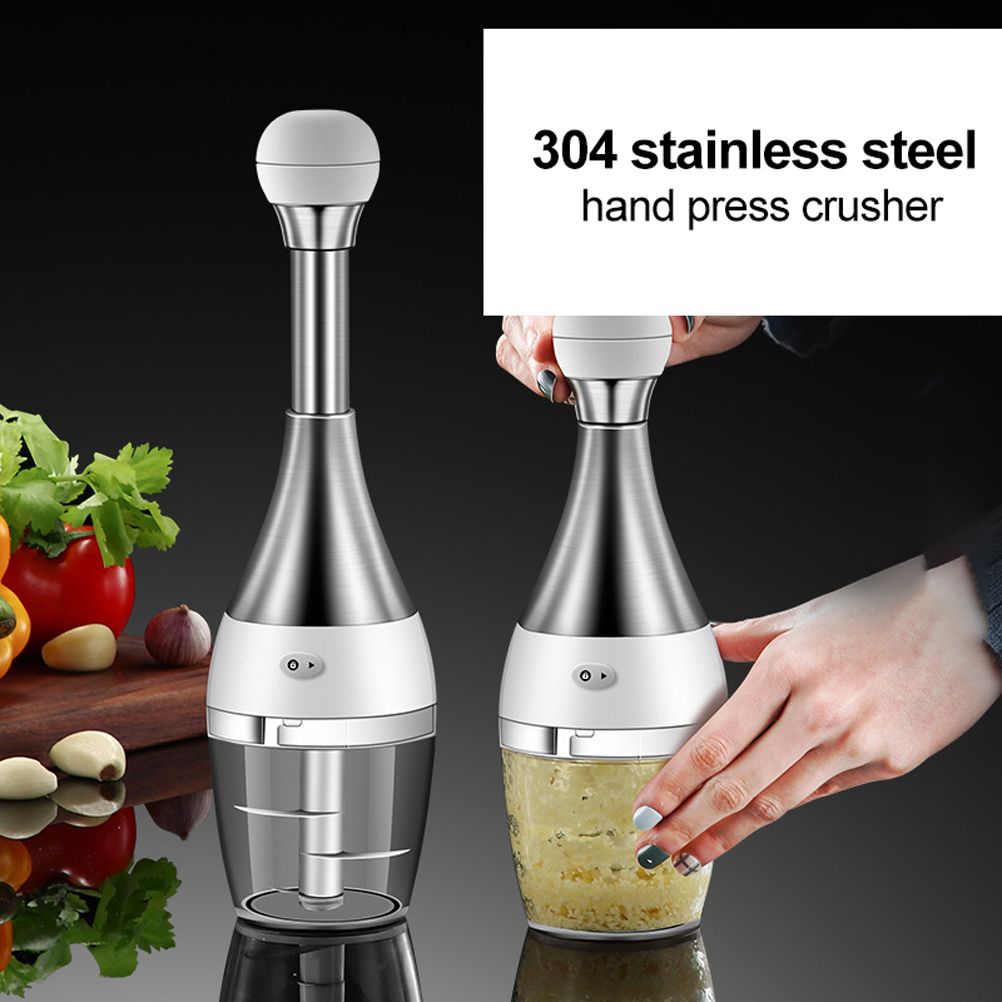 Manual Garlic Press Multi Function Garlic Mincer Garlic Crusher Safe and Easy to Clean Kitchen Tools - Image 8