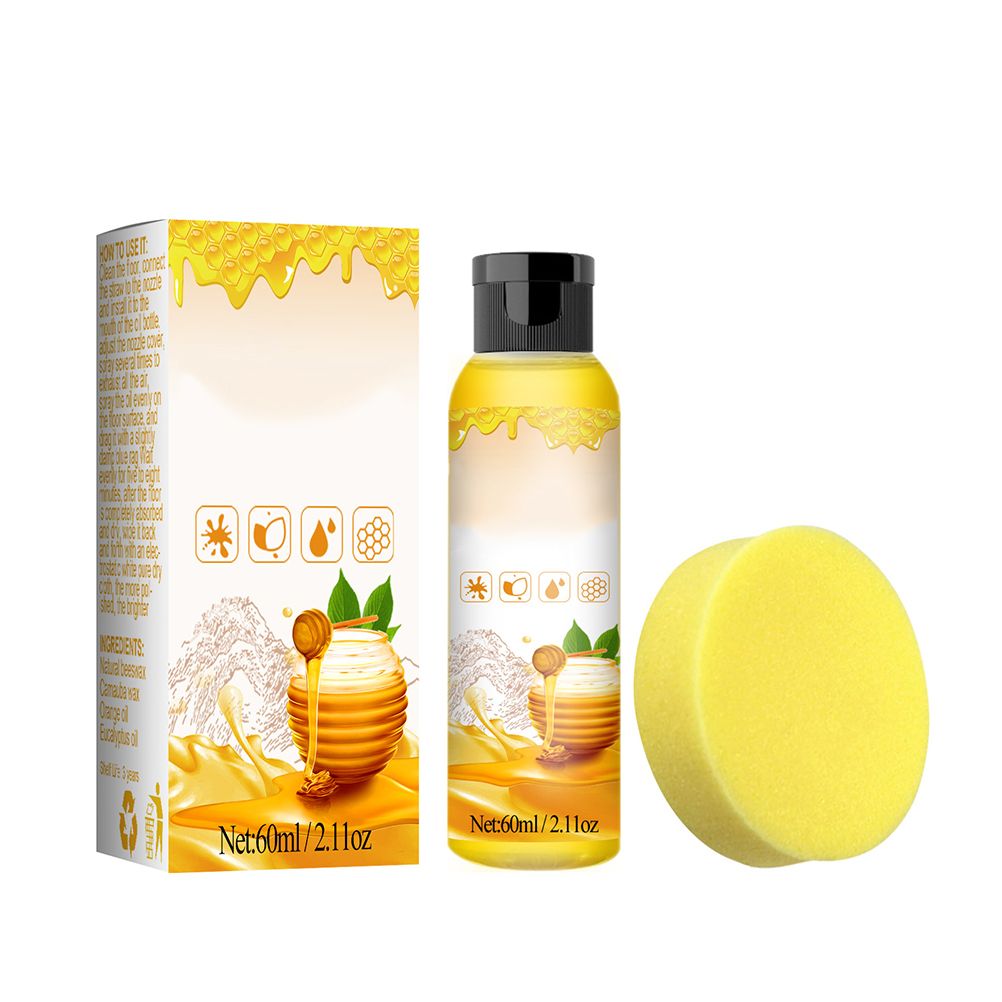 60ml Beeswax Care Spray Natural Beewax Spray Home Furniture Care Wooden Floor Beeswax Wax - Image 1