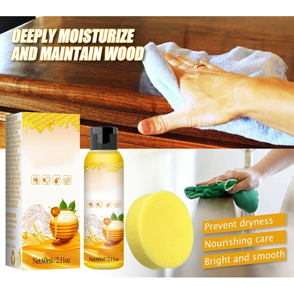 60ml Beeswax Care Spray Natural Beewax Spray Home Furniture Care Wooden Floor Beeswax Wax - Image 3