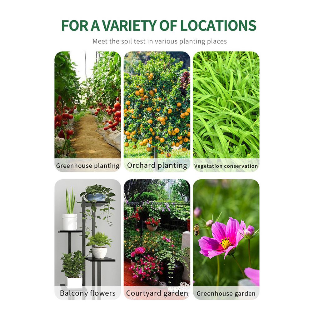 3 in 1 Soil Moisture Sunlight PH Tester Gardening Tool Kits for Plant Care Soil Meter for Garden Lawn Farm Indoor Outdoor - Image 4