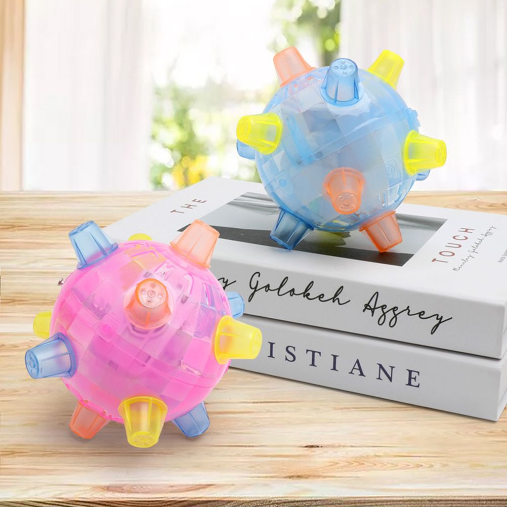 Pet Glowing Bouncing Ball Toy for Dogs Flashing Ball Elastic Flash LED Dog Toy with Light and Music Gift for Pets - Image 6