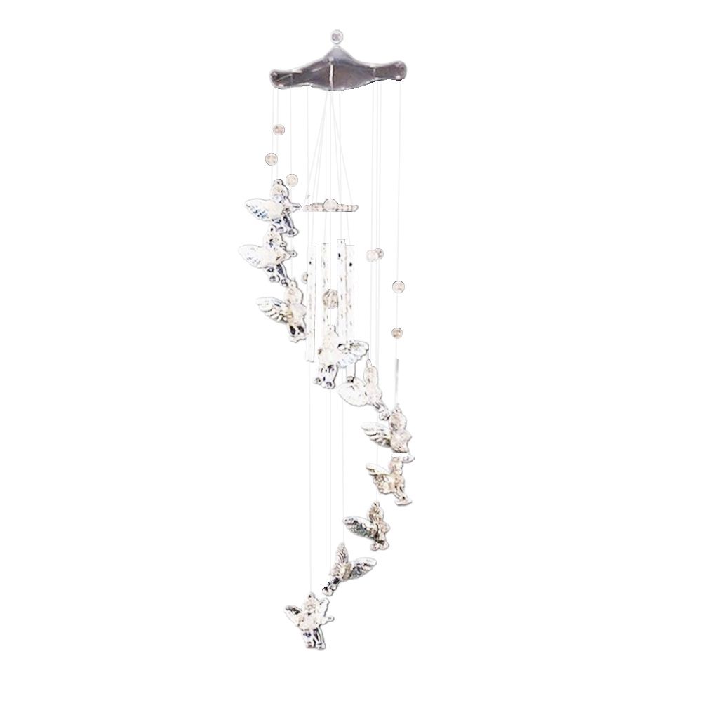 Love Angel Wind Chime Bells Hanging Living Bed Home Waterproof Wind Chimes Decor for Outdoor Yard Garden - Image 1