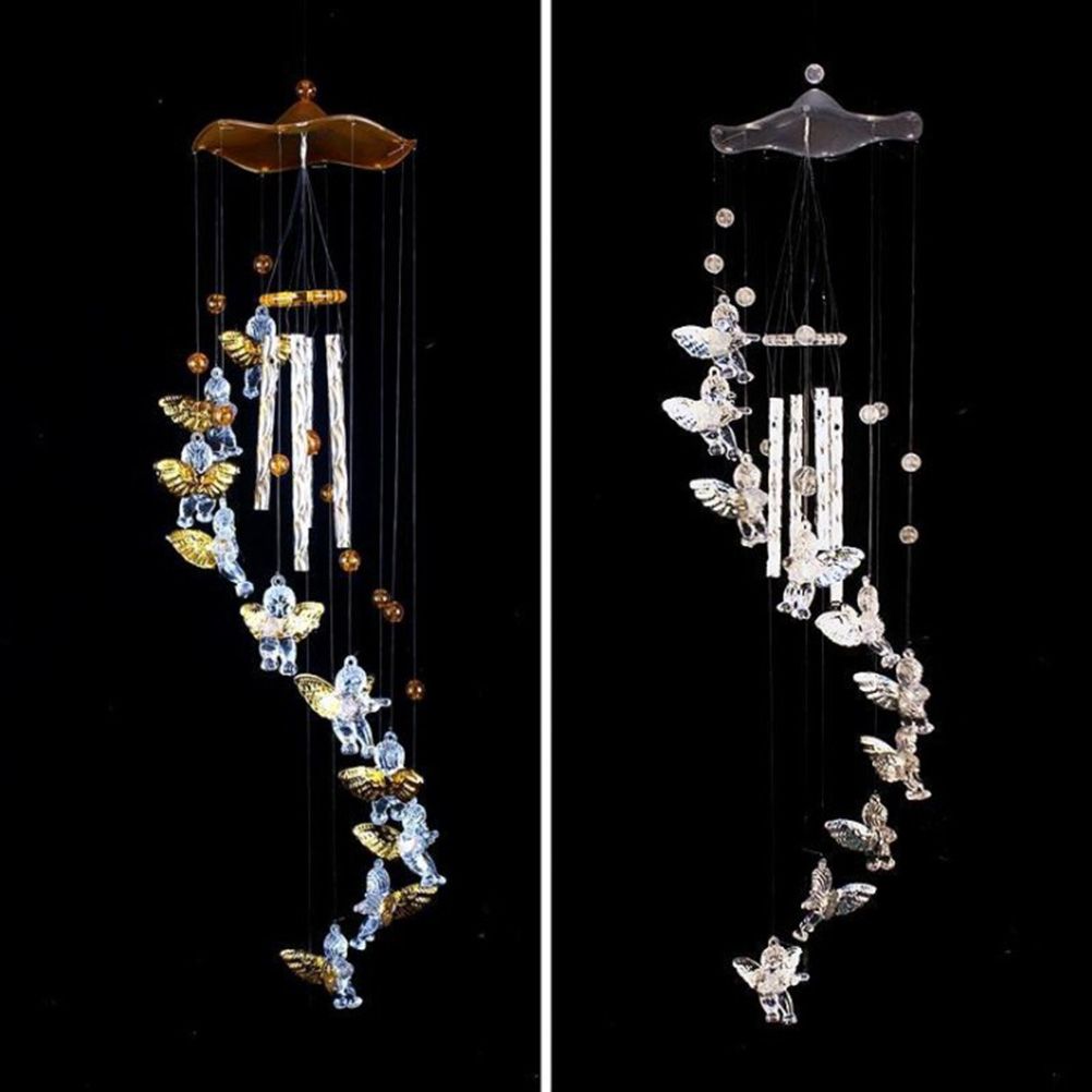 Love Angel Wind Chime Bells Hanging Living Bed Home Waterproof Wind Chimes Decor for Outdoor Yard Garden - Image 5