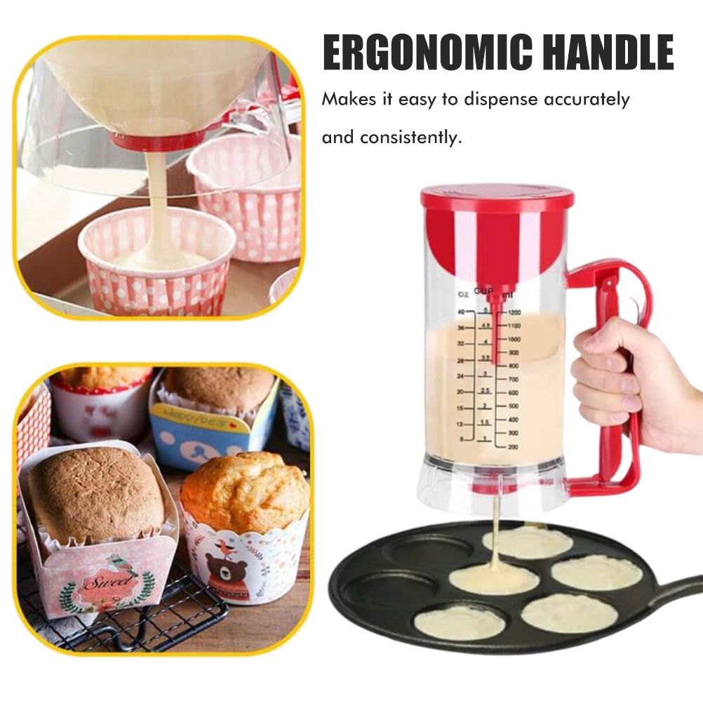 Kitchen Hand Held Electric Pancake Batter Mixer Dispenser Blender Machine Baking Tool Kitchen Appliance - Image 8