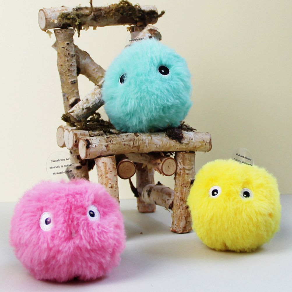 Plush Catnip Ball Cat Toy Lifelike Animal Chirping Sounds Interactive Cat Toys Soft Fluffy Plush Cat Ball Toys - Image 7