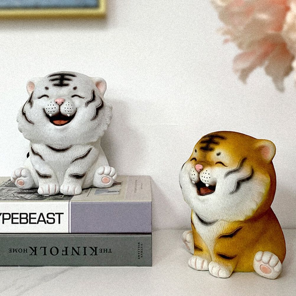 Coin Bank for Kids Must Break to Open Cute Animal Tiger Money Banks Resin Tiger Coin Saving Box Ornaments - Image 5