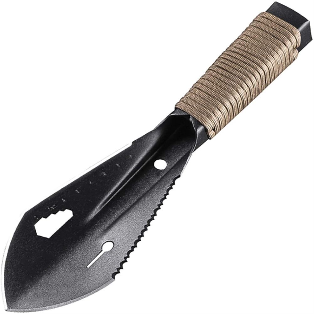 Multifunctional Garden Metal Serrated Digger Portable Serrated Digging Tool with Non Slip Handles Gardening Tools - Image 1