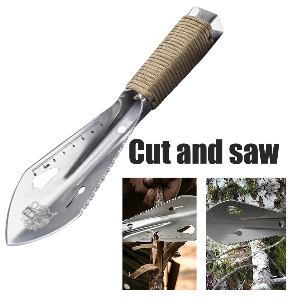 Multifunctional Garden Metal Serrated Digger Portable Serrated Digging Tool with Non Slip Handles Gardening Tools - Image 6