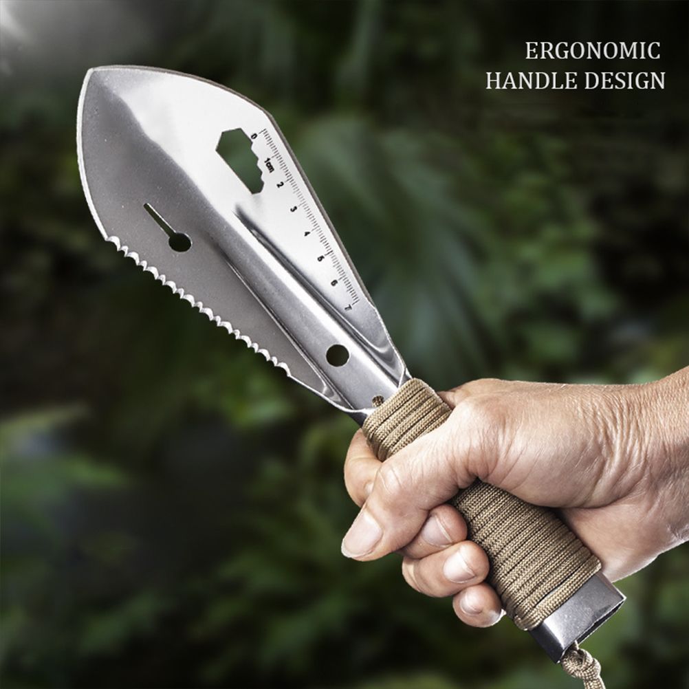 Multifunctional Garden Metal Serrated Digger Portable Serrated Digging Tool with Non Slip Handles Gardening Tools - Image 7