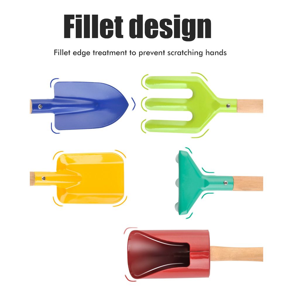 5Pcs Kids Mini Gardening Tool Set Children Garden Planting Hand Kit Garden Digging Sand Tools Toys - Image 5