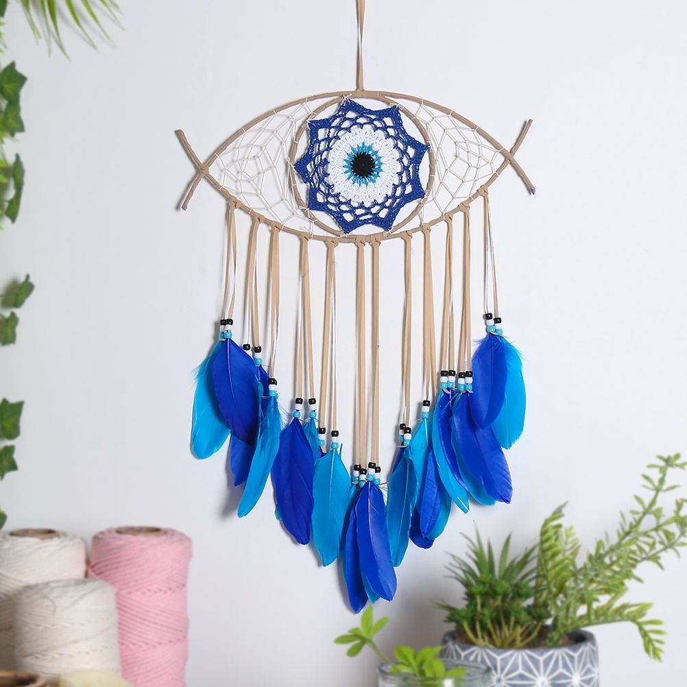 Dream Catcher Eye Dream Catcher Luck Charm Eye Wall Hanging for Room House Decor - Image 3