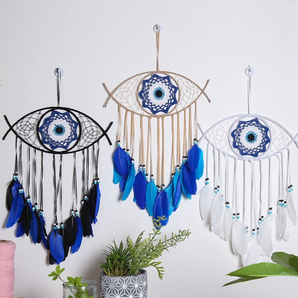 Dream Catcher Eye Dream Catcher Luck Charm Eye Wall Hanging for Room House Decor - Image 4