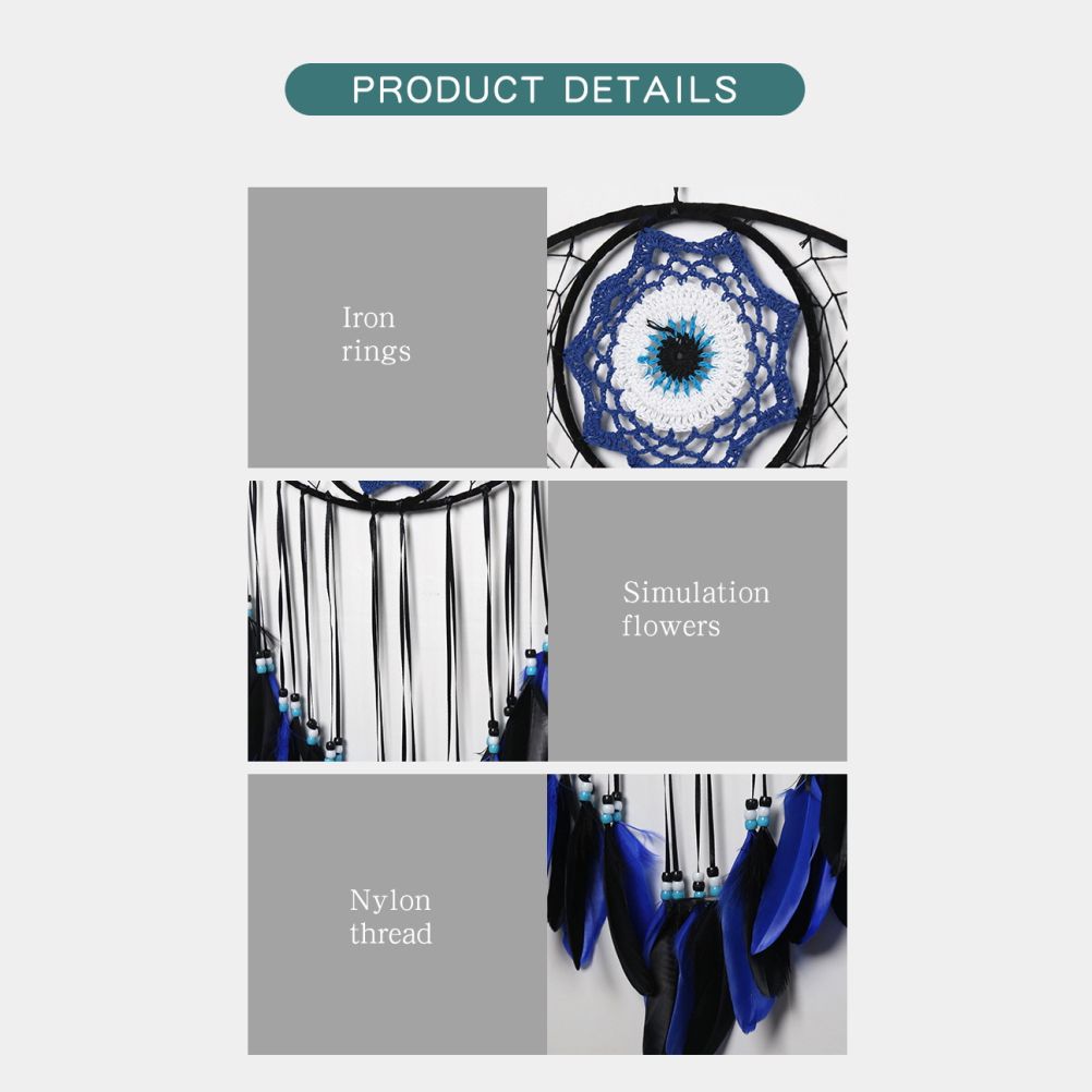Dream Catcher Eye Dream Catcher Luck Charm Eye Wall Hanging for Room House Decor - Image 8
