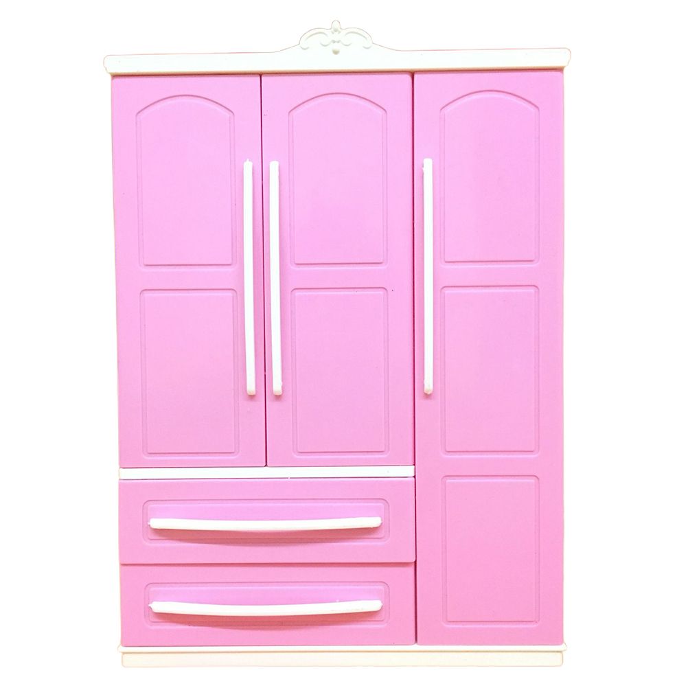 Doll Closet Clothing Organizer Mini Princess Furniture Wardrobe Ornaments Doll House Closet Toy Accessories - Image 1