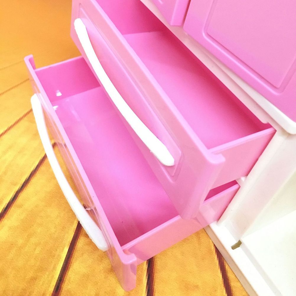 Doll Closet Clothing Organizer Mini Princess Furniture Wardrobe Ornaments Doll House Closet Toy Accessories - Image 4