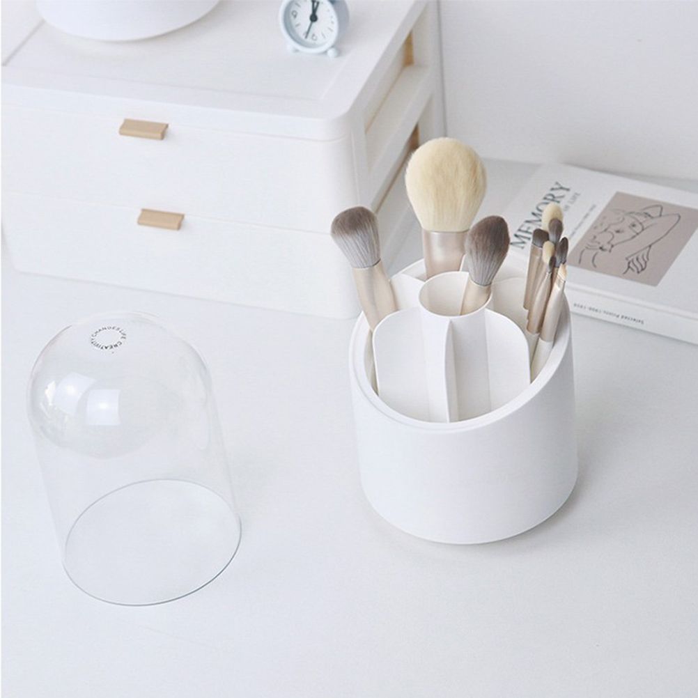 Multi Function 360 Degree Rotating Pencil Holder Stationery Cosmetic Storage Box Dustproof Makeup Organizer Gifts for Wife and Girlfriend - Image 7