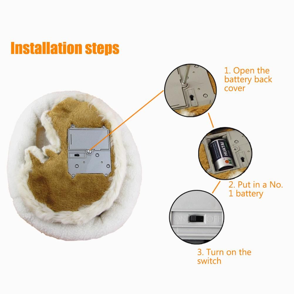 Realistic Sleeping Cat Toy Breathing Cat Stuffed Animal Doll with Mat Plush Toys for Children Home Ornament - Image 3