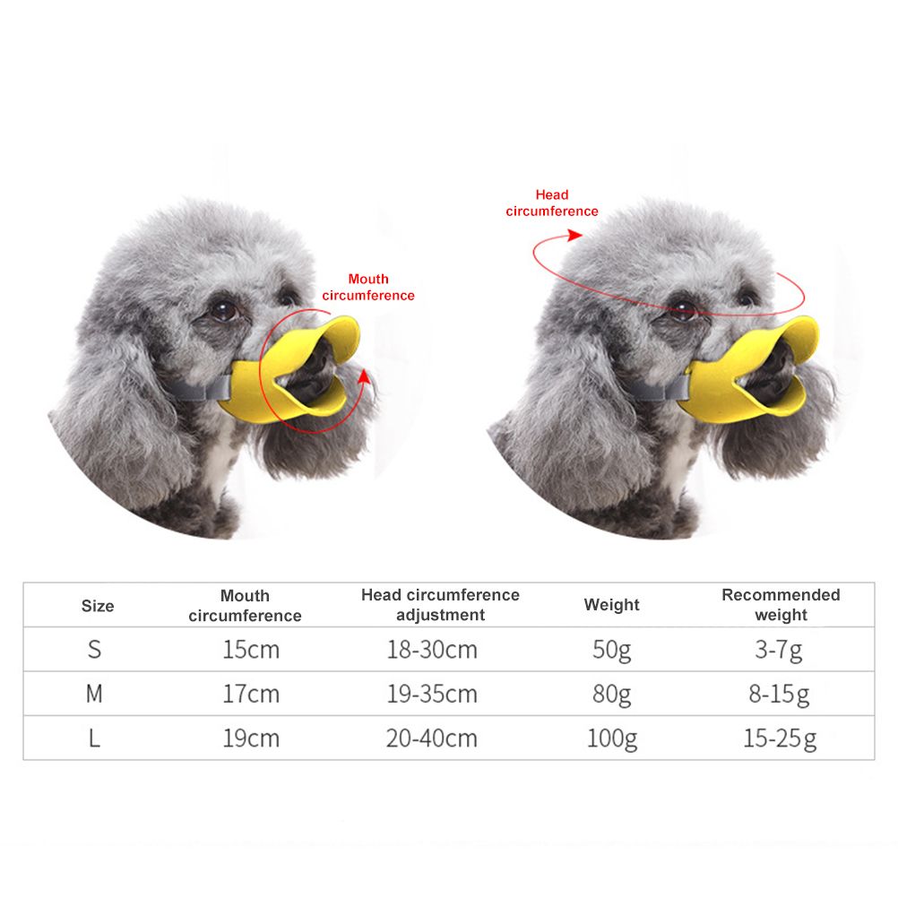Anti Bite Duck Mouth Shape Dog Mouth Covers Soft Anti Bite Duck Muzzles Anti Called Muzzle Cover for Friends - Image 2