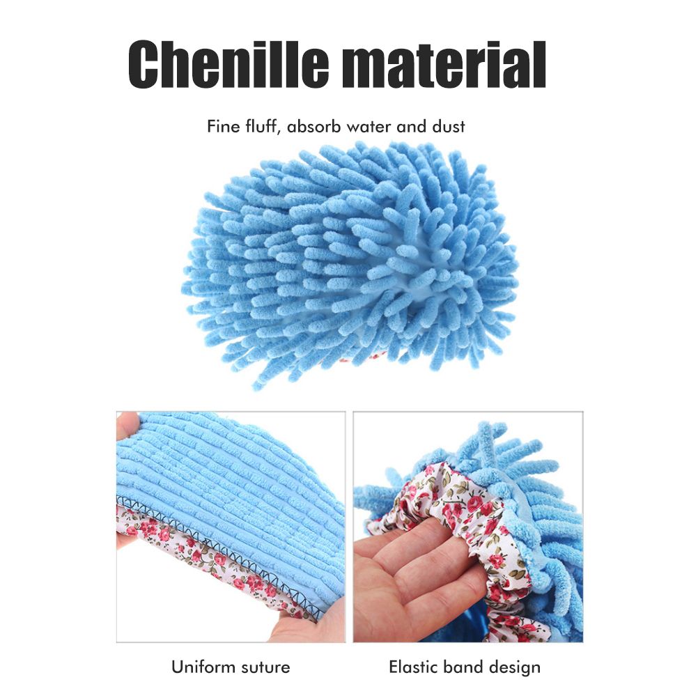 Floor Cleaning Mop Slippers Removable Shoe Covers Washable Mops Socks Sweeping Cleaning for Kitchen Bathroom Office - Image 5